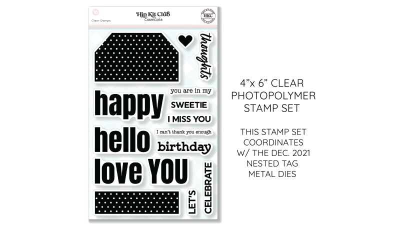 June 2022 Stamp Kit for Scrapbooking, Card Making and Paper Crafting