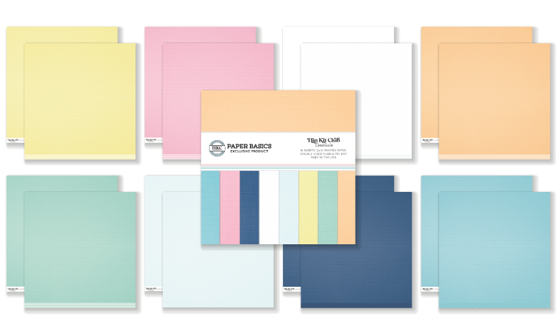 June 2022 Cardstock Kit - Scrapbooking
