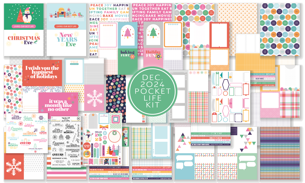December 2024 Pocket Life Kit - Holiday Memory Keeping Solution