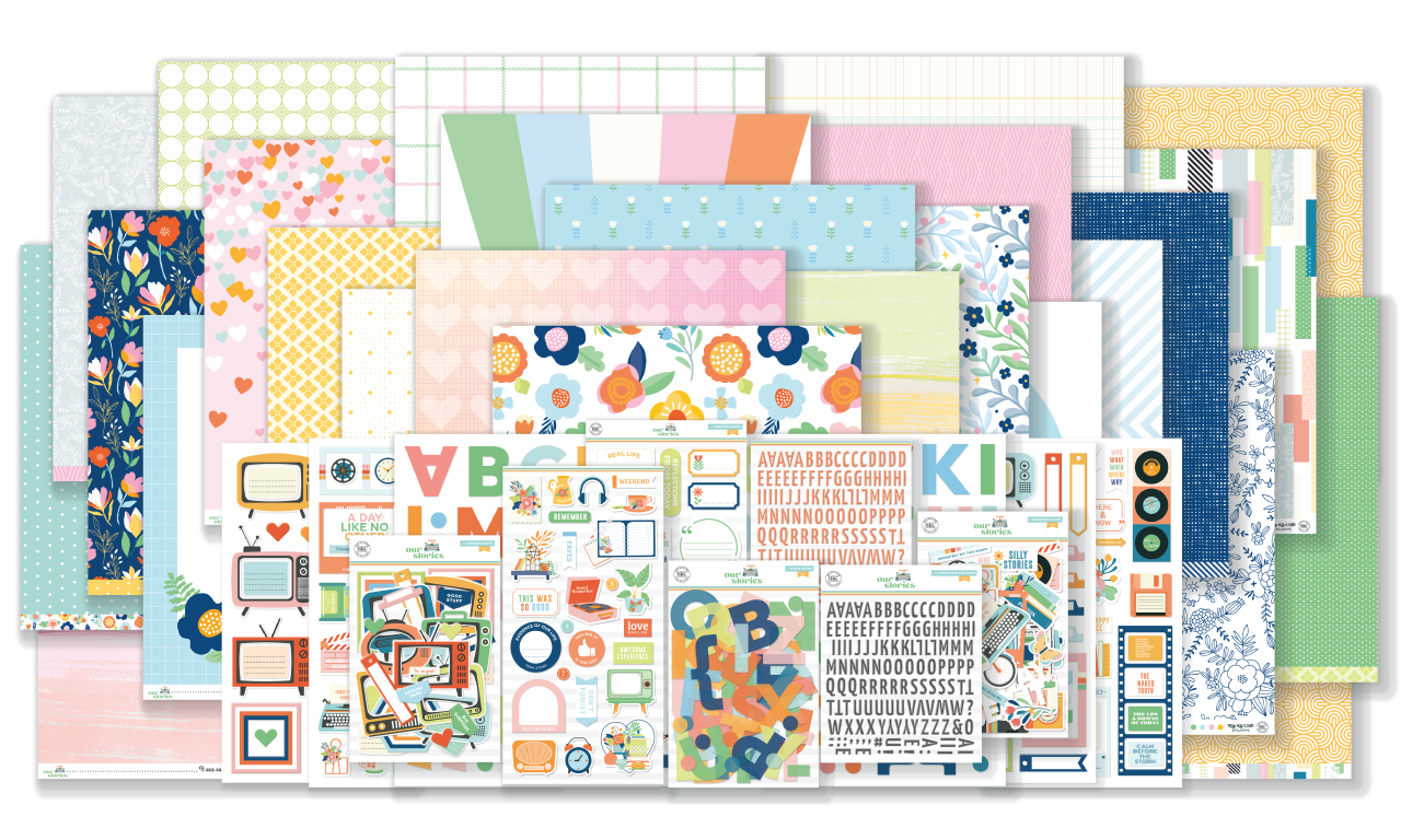 February 2025 Main Kit - Complete Scrapbooking Collection
