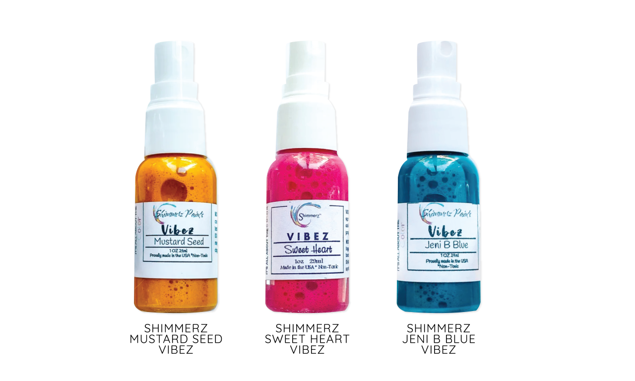 February 2025 Color Kit - Vibrant Shimmerz Watercolor Mists