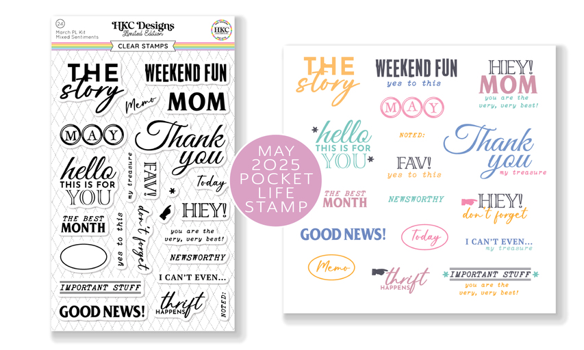 May 2025 Pocket Life Stamp Set