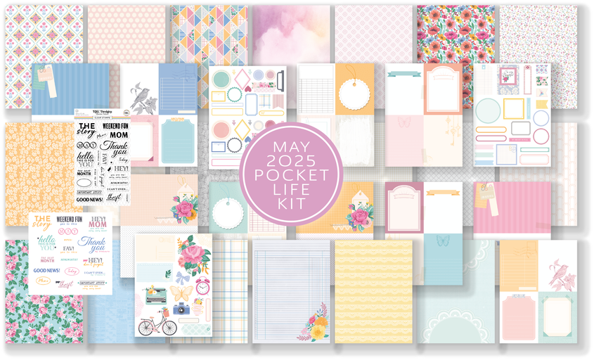 May 2025 Pocket Life Kit | Memory Keeping Solution - Hip Kits