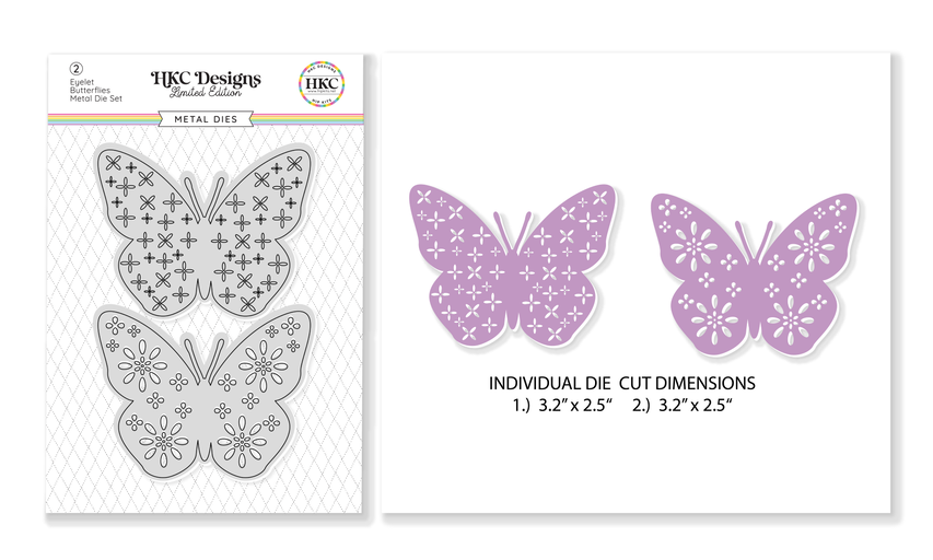 May 2025 Eyelet Butterfly Die Set - Premium Craft Die