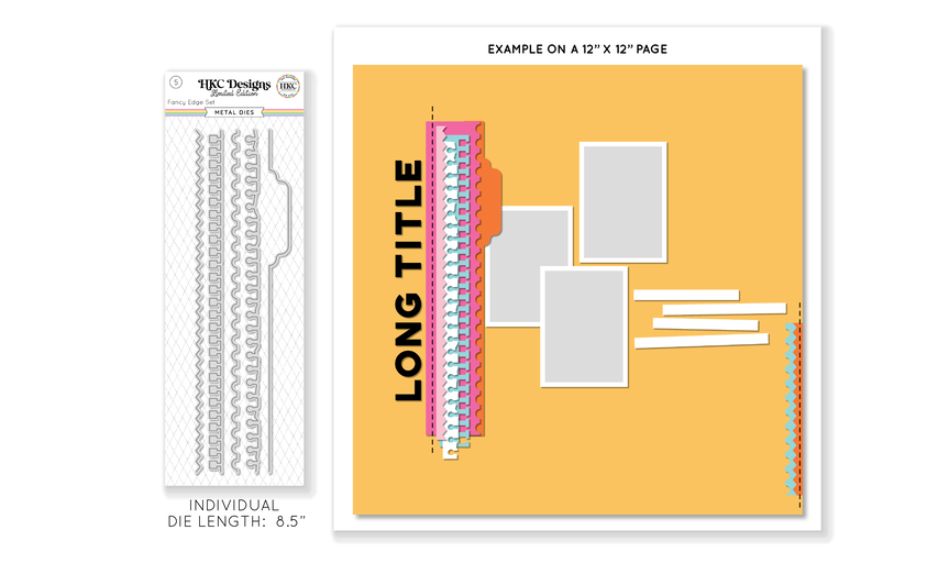 September 2025 Fancy Edge Metal Die Set