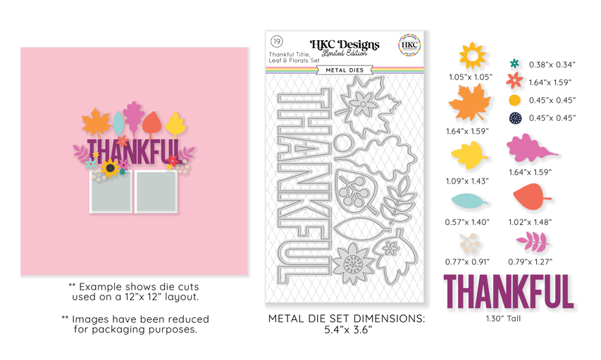 October 2025 Thankful Metal Die Set