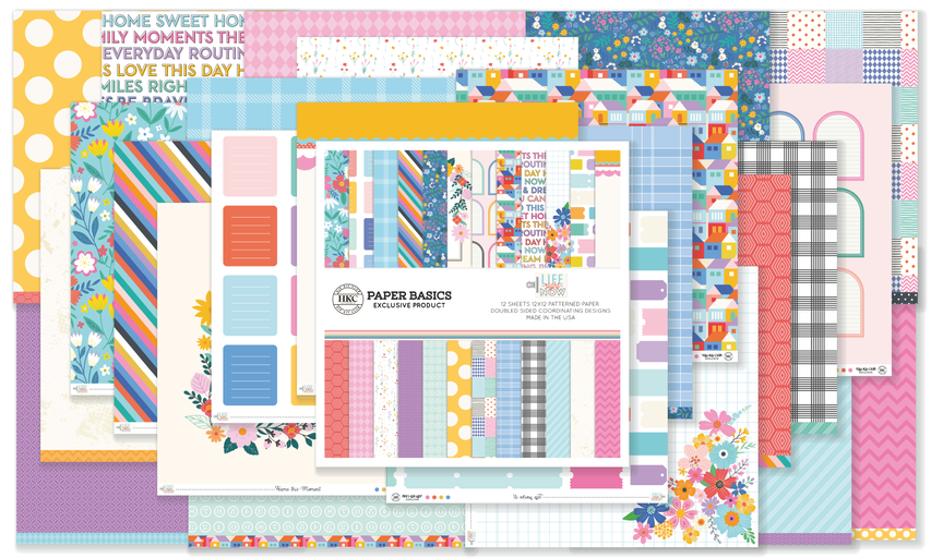 February 2026 Paper Kit | 10 Exclusive Patterned Papers