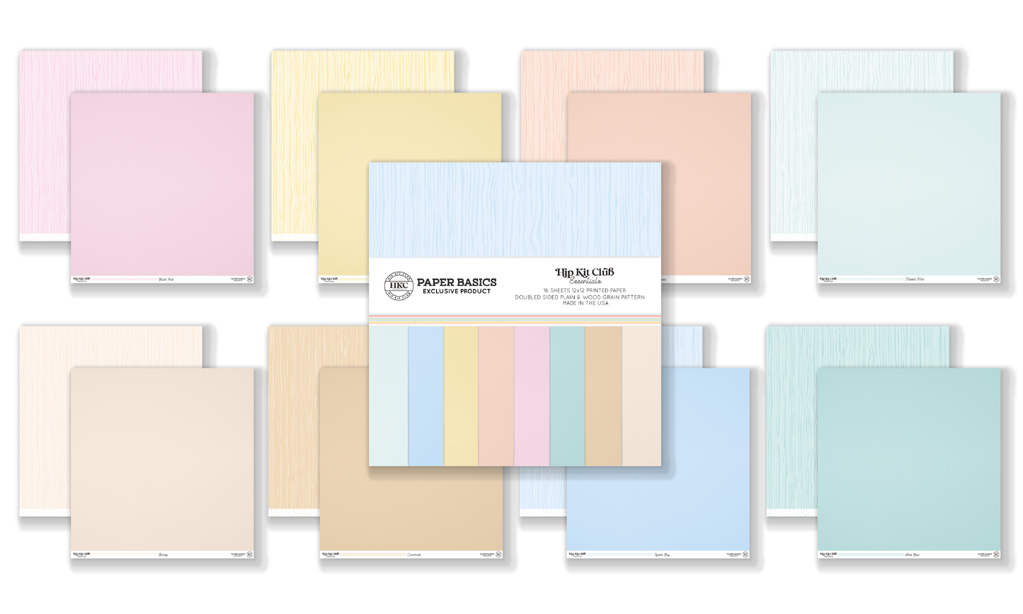 April 2024 Cardstock Kit - Premium Scrapbooking and Card Making Materials