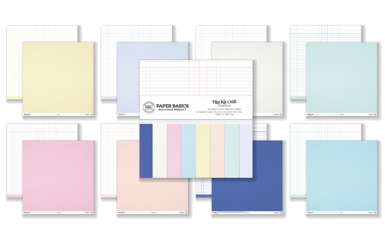 May 2024 Cardstock Kit - Premium Scrapbooking Materials