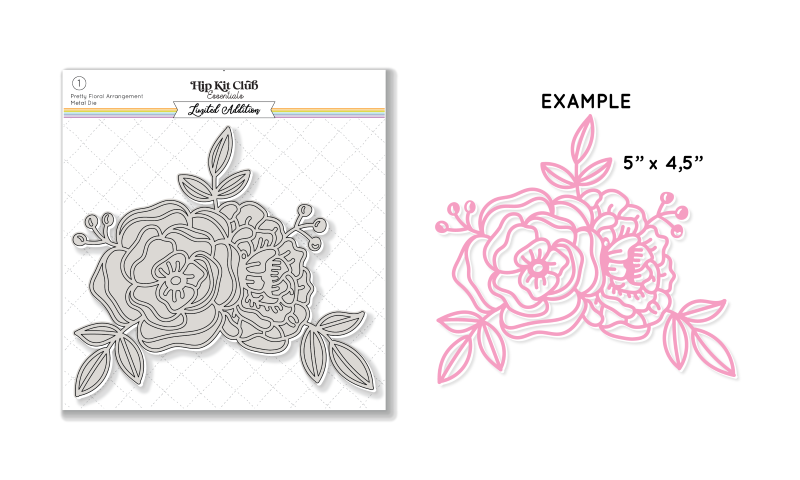 March 2023 Pretty Floral Metal Die