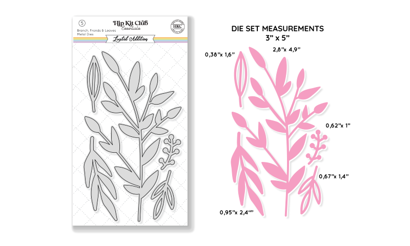March 2023 Twig + Frond Metal Die