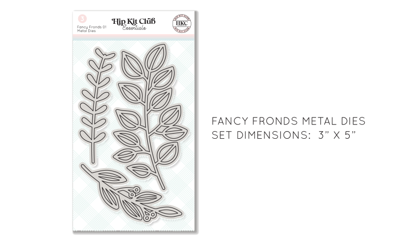 November 2022  Fancy Frond Metal Die Kit