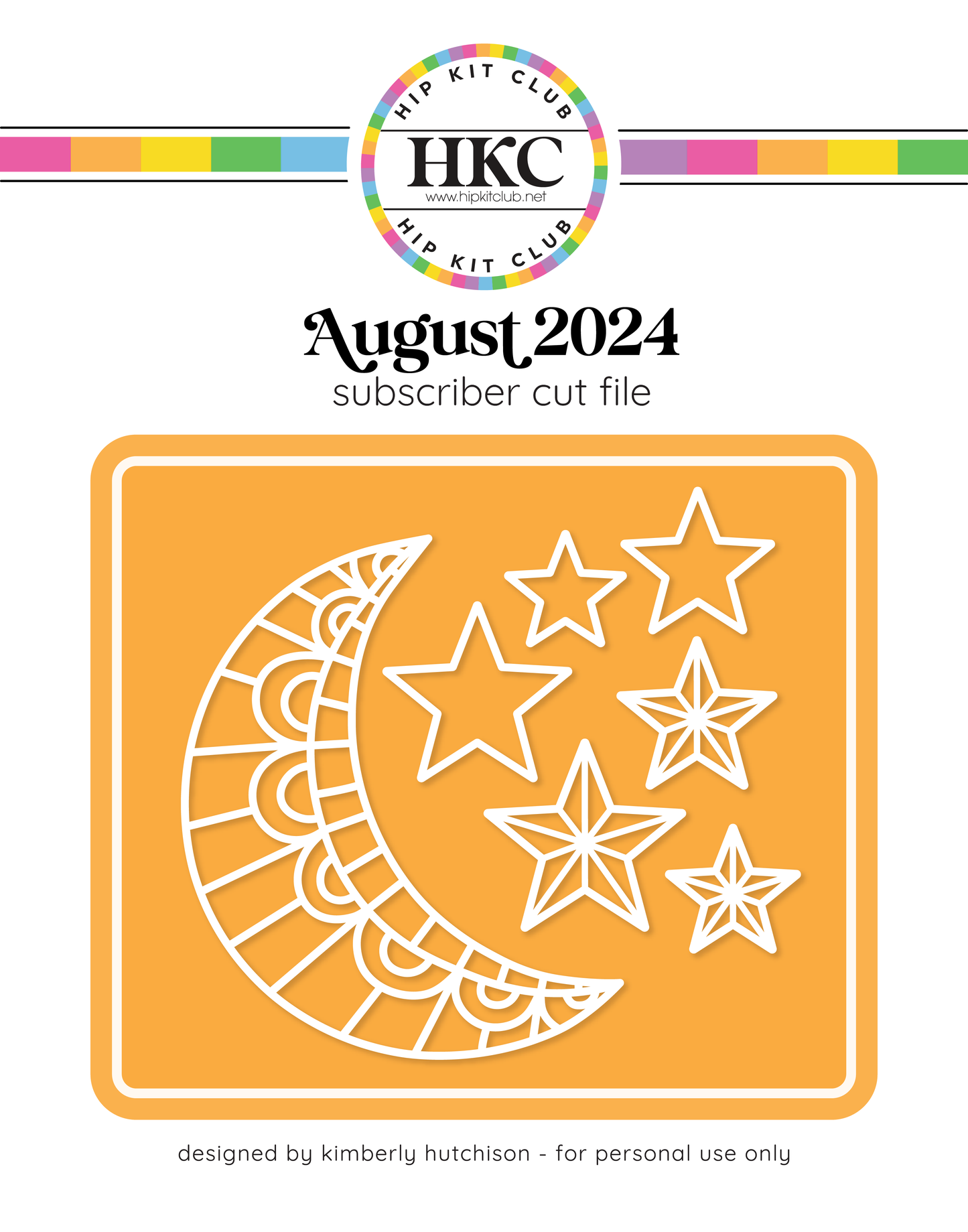 Boho Moon Cut File - August 2024