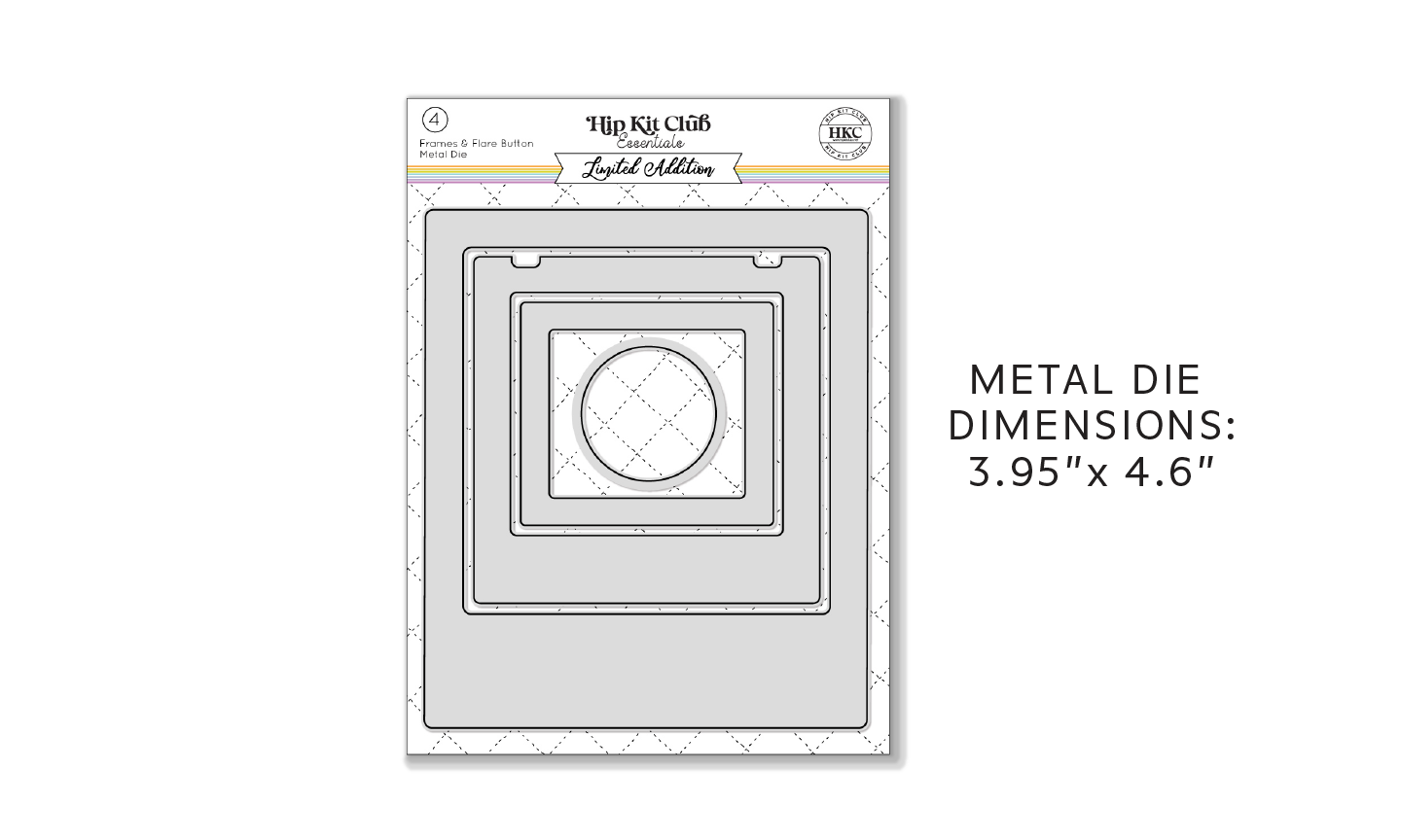 January 2023 Frames + Flair Infinity Metal Die
