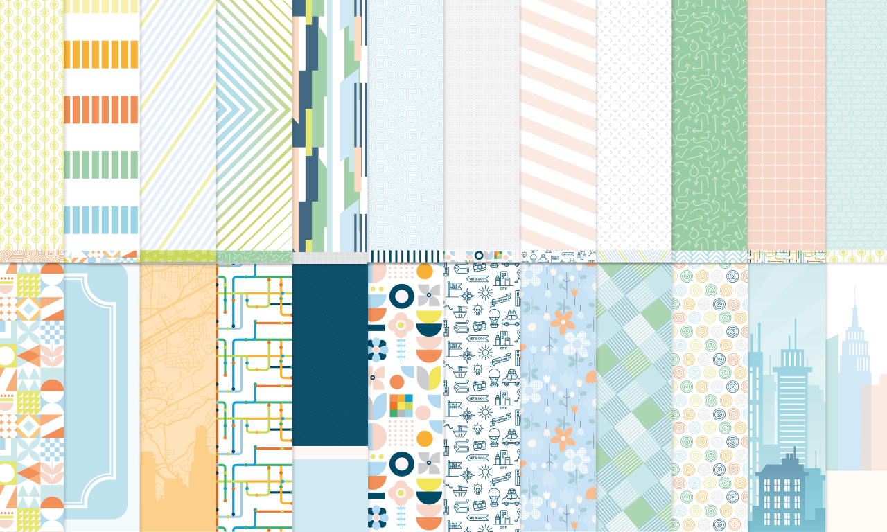 June 2024 Paper Kit | Hip Kit Club | Scrapbooking