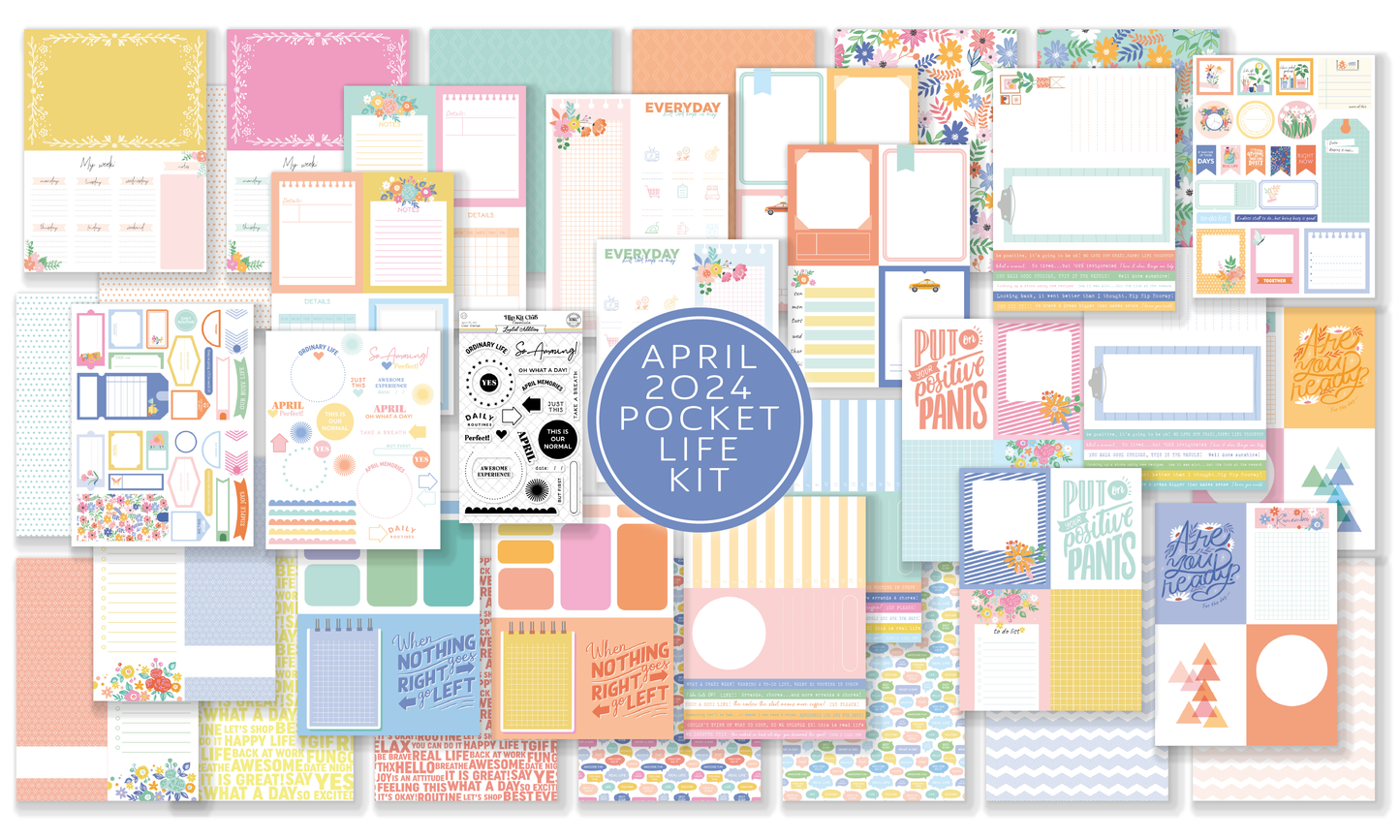 April 2024 Pocket Life Kit - This is Life Collection