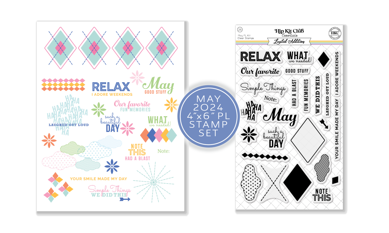 May 2024 Pocket Life Stamp Set - Hip Kit Club