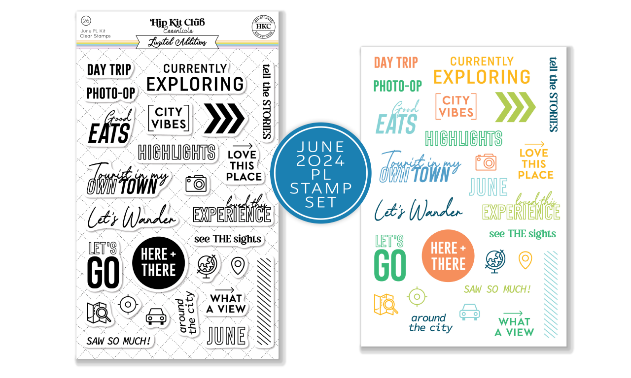 June 2024 Pocket Life Stamp Set - Getting Around Town