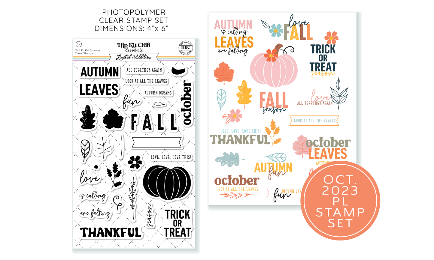 October 2023 Pocket Life Stamp Set