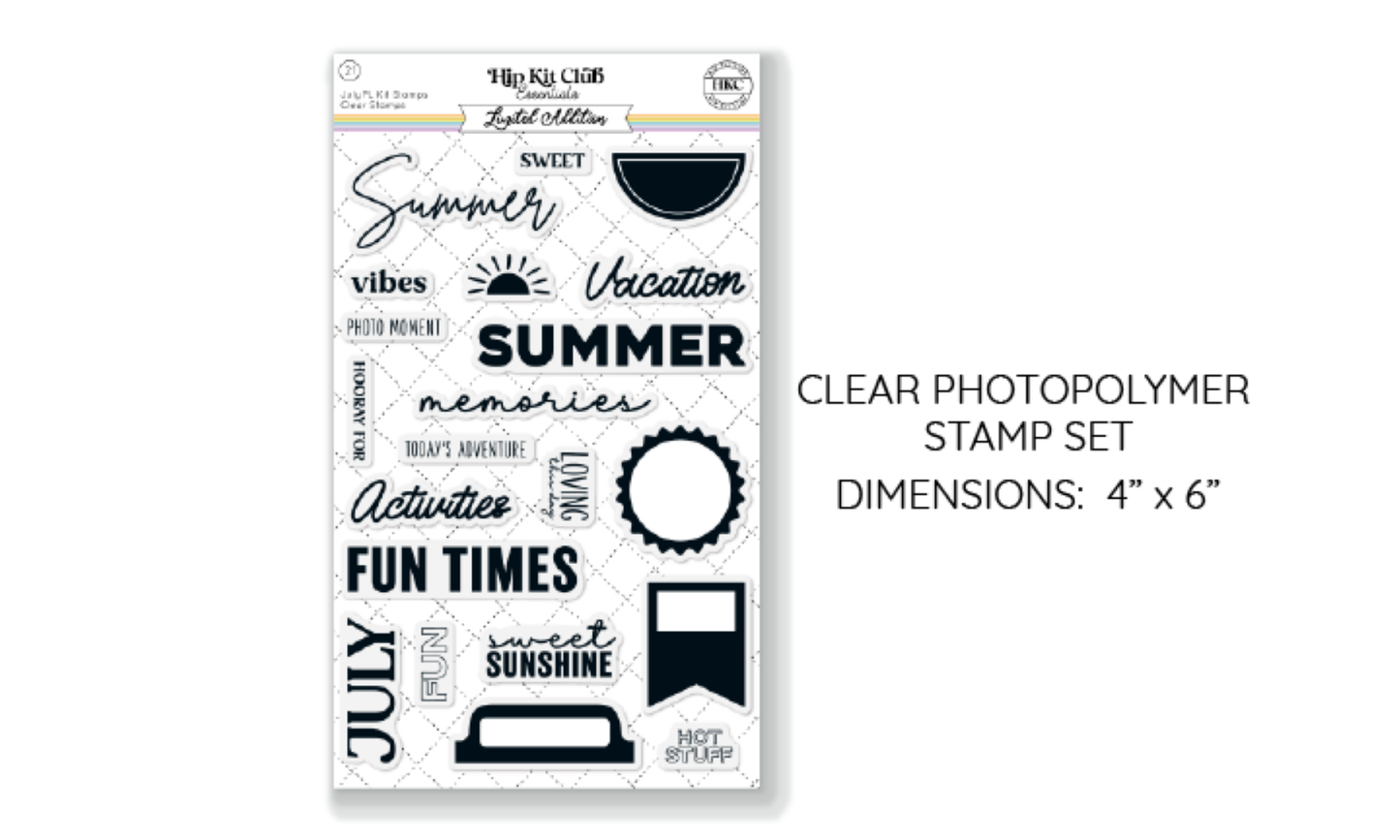 July 2023 Pocket Life Stamp Set