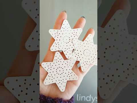 Snowy winter scrapbook layout featuring patterned paper and stitchable starflakes from Hip Kits December 2025 collection with layered design elements