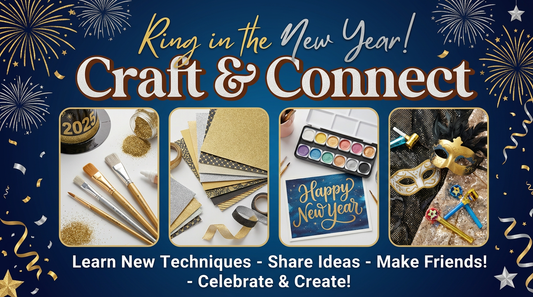 Kickstart Your Creative Year! FREE New Year's Day Crafting Party You Can Join From Home - Hip Kit Club