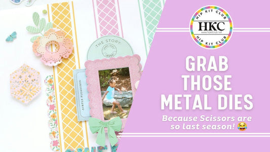 A FUN AND EASY LAYOUT WITH PATTERNED PAPERS | MARCH 2025 HIP KITS | DESIREE LAMAR - Hip Kit Club