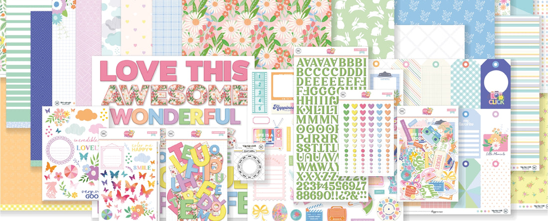 March 2024 Scrapbook Kits: Inspiring Video Tutorials, Creative Ideas and Inspiration