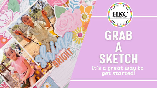 Hand Stitching Secrets: Stunning Scrapbook Layouts with Gloria Parra's March Hip Kit Tutorial ✂️ - Hip Kit Club