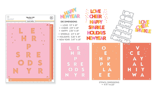 Create Colorful Embellishments with Metal Dies - December 2024 Hip Kits - Kirei Baldwin