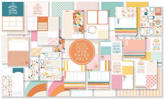 Create a Stunning Project Life Spread with August 2024 Hip Kits