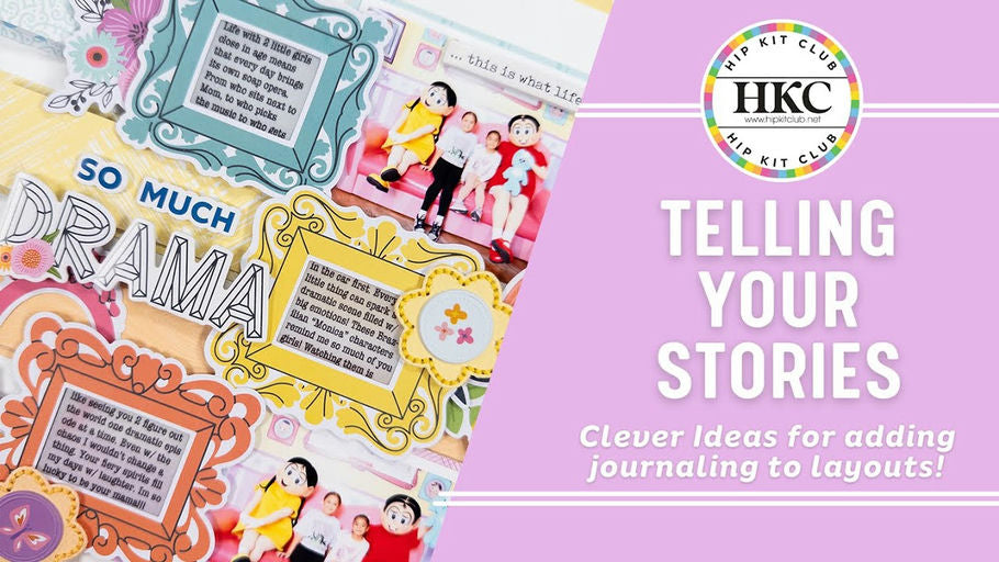 Whimsical scrapbook layout tutorial by Gloria Parra documenting real life moments