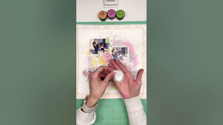 DIY Gorgeous Floral Hexagon Backgrounds | March 2025 Hip Kit Tutorial - Hip Kit Club