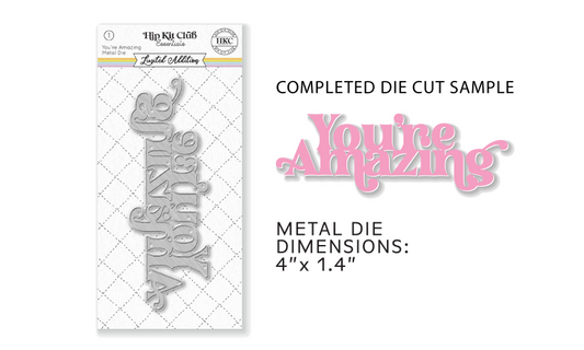 Febrero 2023 You're Amazing Metal Die