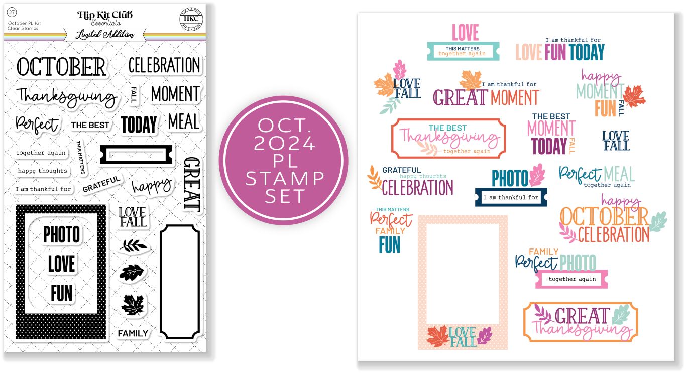 October 2024 Pocket Life Stamp Set