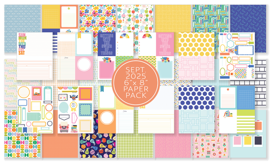 September 2025 Pocket Life Cards and Ephemera Shapes