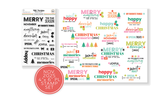 November 2025 Pocket Life Stamp Set