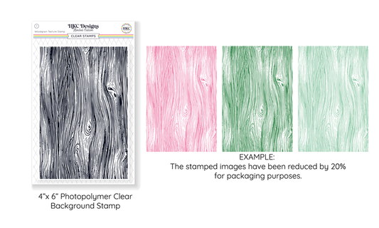 November 2025 Woodgrain Background Stamp