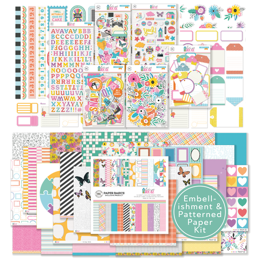 January 2026 Main Kit (with Patterned Paper) - Scrapbooking