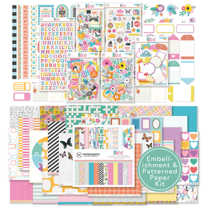 January 2026 Main Kit (with Patterned Paper) - Scrapbooking