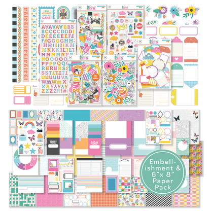 January 2026 Main Kit (with 6x8 Paper Pack) - Scrapbooking