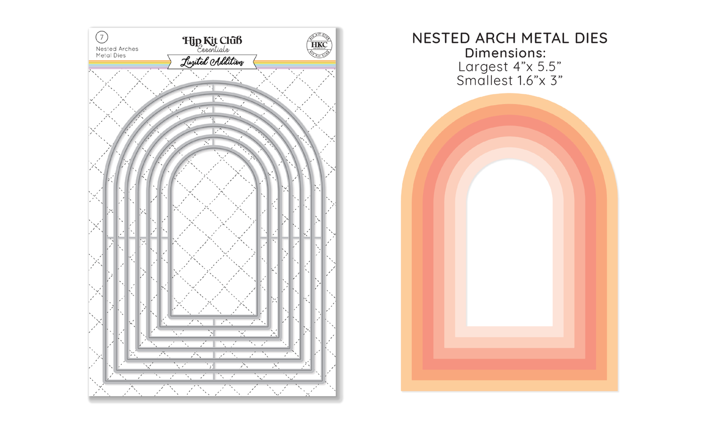 January 2024 Nested Arch Metal Die Set