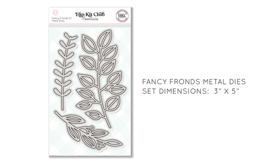 Noviembre 2022 Kit de troqueles de metal Fancy Frond