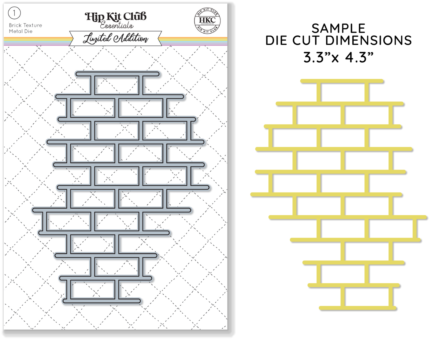 May 2024 Brick Texture Die Set