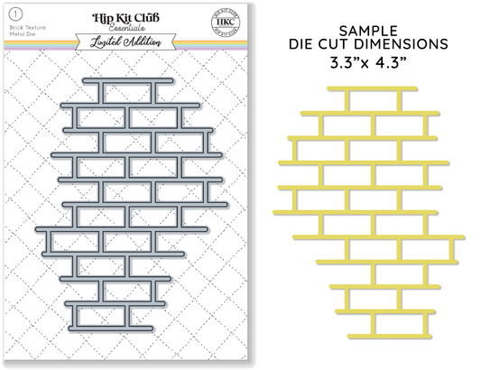 May 2024 Brick Texture Die Set