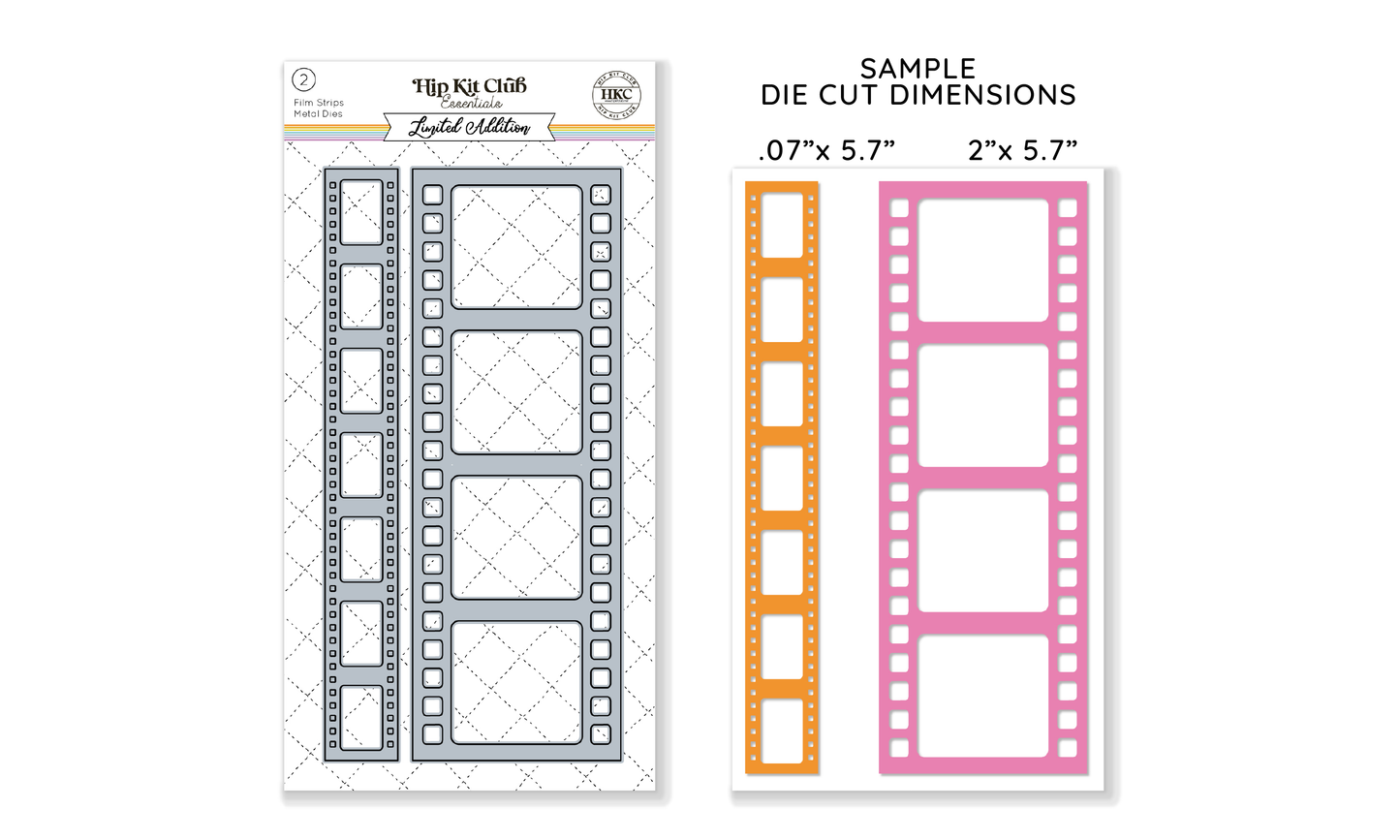 April 2024 Filmstrip Metal Die Set