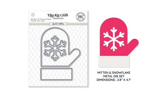 November 2024 Snowflake Mitten Metal Die Set