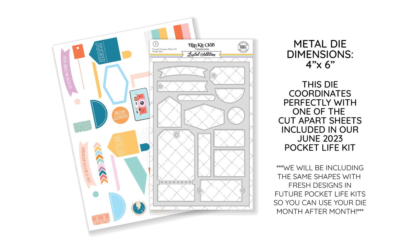 Pocket Life Cut Apart Metal Die Style 3