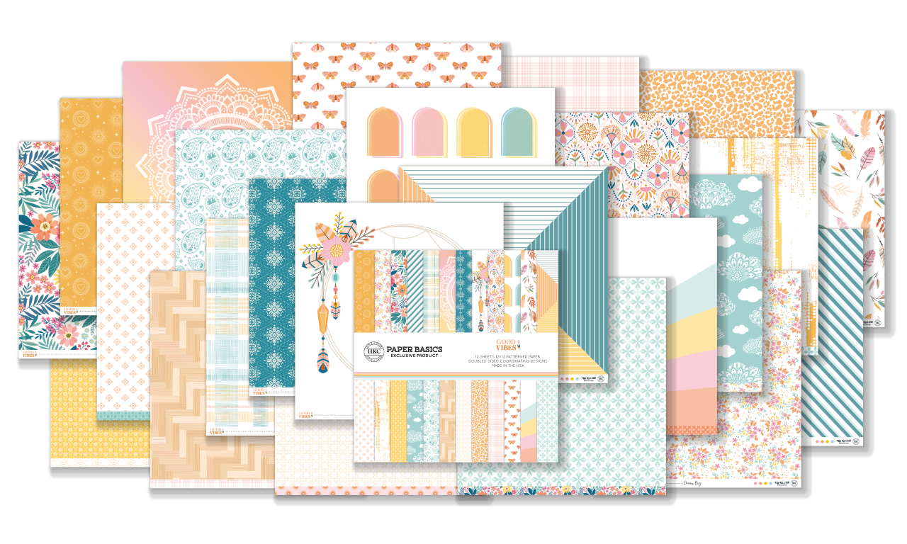 Patterned Paper Scrapbooking Kits – Hip Kits