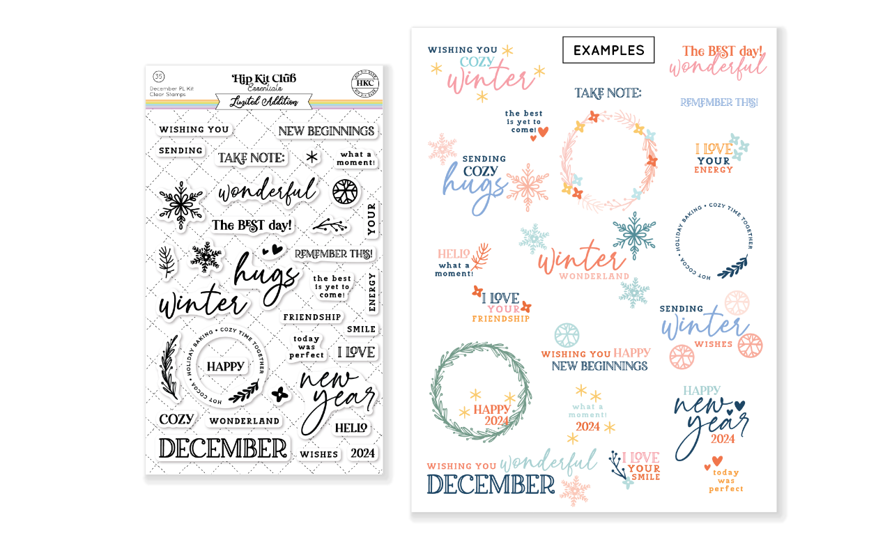 December 2023 Pocket Life Stamp Set